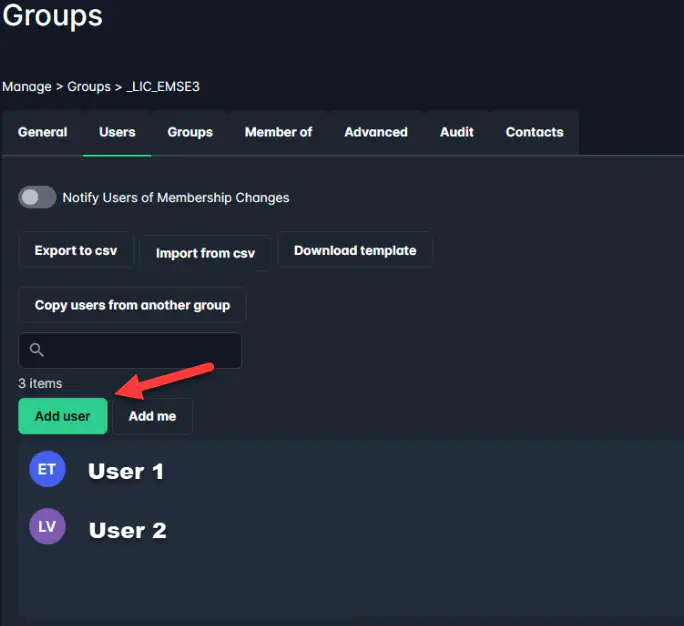 Group Management