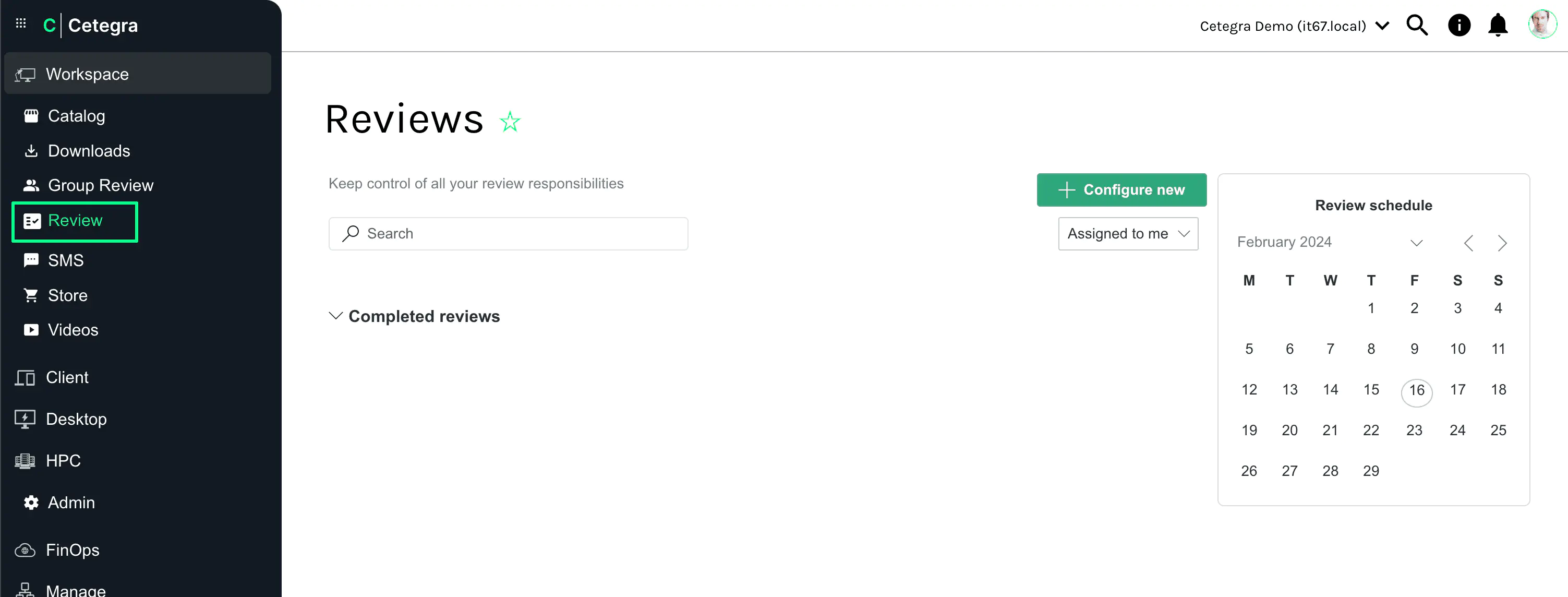 Review Module Example