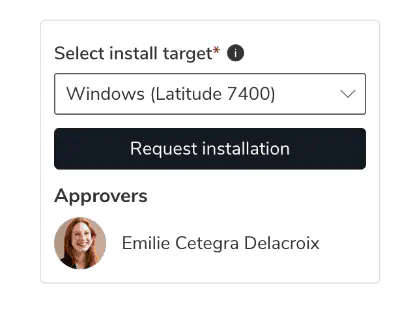 Screenshot: Example of customized Order Now button on product page