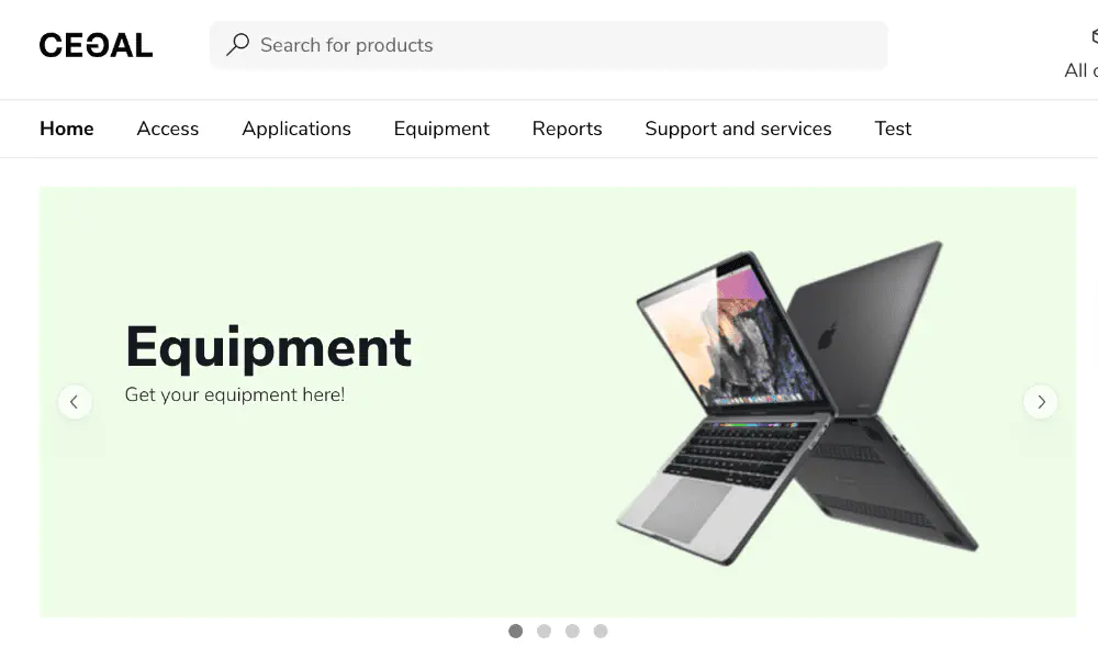 Screenshot: Category thumbnail image used on front page slide