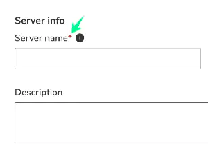 Screenshot: Required field visual indicator