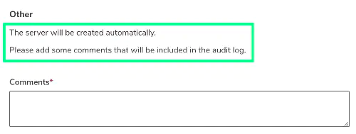 Screenshot: Form with info text example