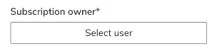 Screenshot: Selecting user from directory
