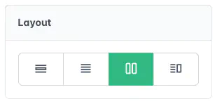 Screenshot: Compact layout with centered images