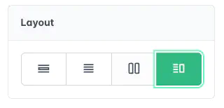 Screenshot: Compact form layout example